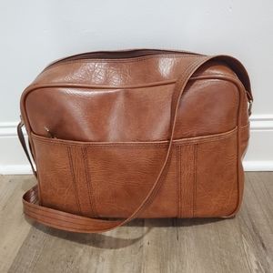 Vintage Trojan Luggage Co. Faux Leather Bag